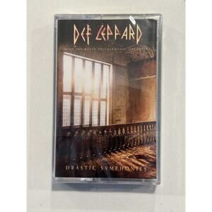 New & Sealed Def Leppard Drastic Symphonies Cassette Tape Exclusive UK Edition